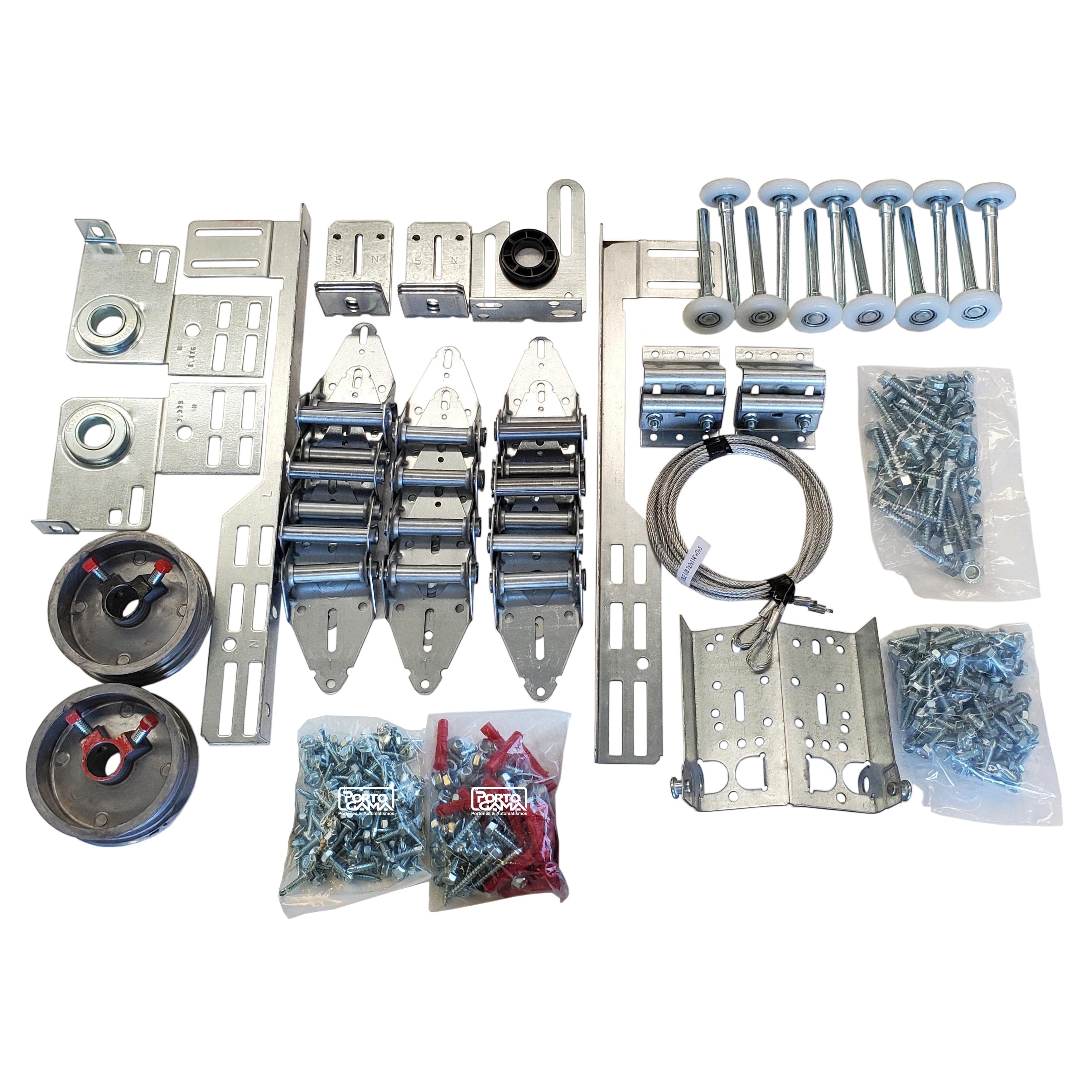 Caja de Herrajes 8 x 8 Para 5 Secciones