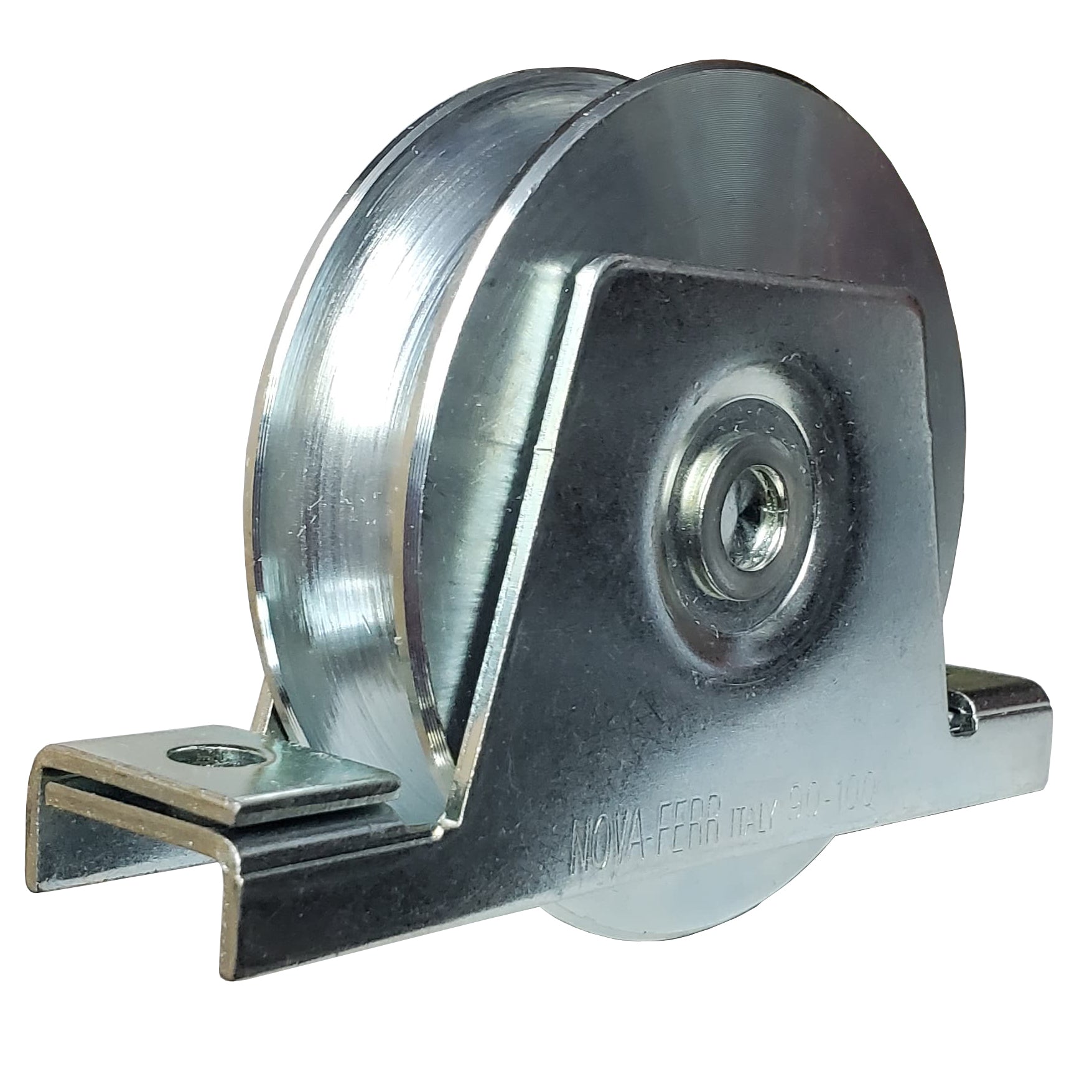 Rodamiento 100 cm x 25 cm Canal U con base, 380 Kg