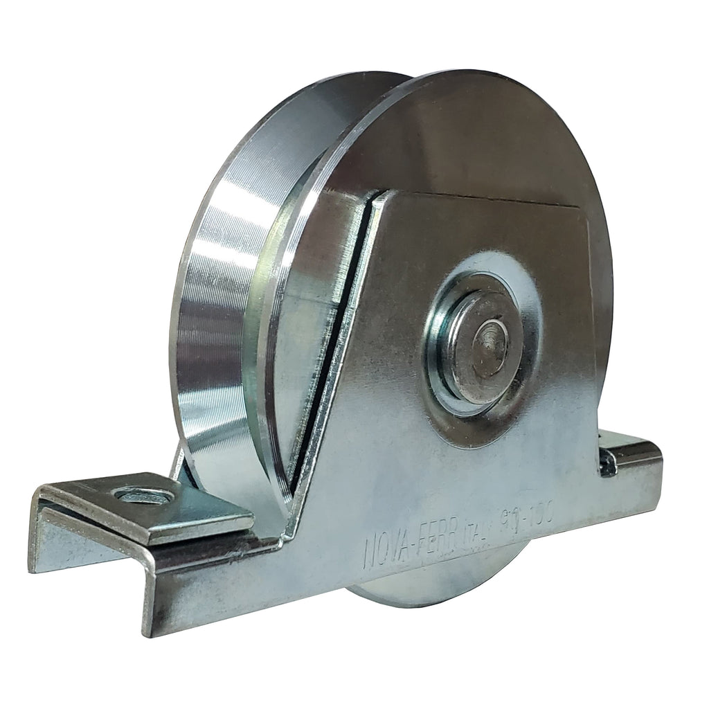 Rodamiento 100 cm x 25 cm Canal Y  con base, 380 Kg